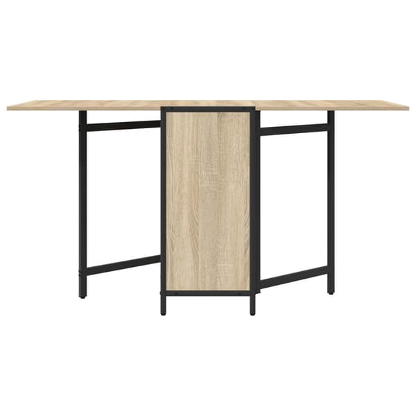 Matbord 144 x 60 x 75 cm Konstruerat trä Sonoma-ek Rektangulär