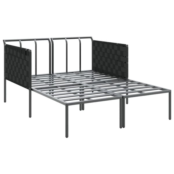 Solbädd Antracit 153 x 115 x 69.5 cm Pulverlackerat stål