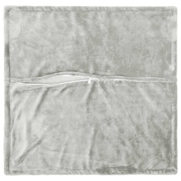 Kuddöverdrag 2 st HOUTEN Ljusgrå 65 x 65 cm Flanell