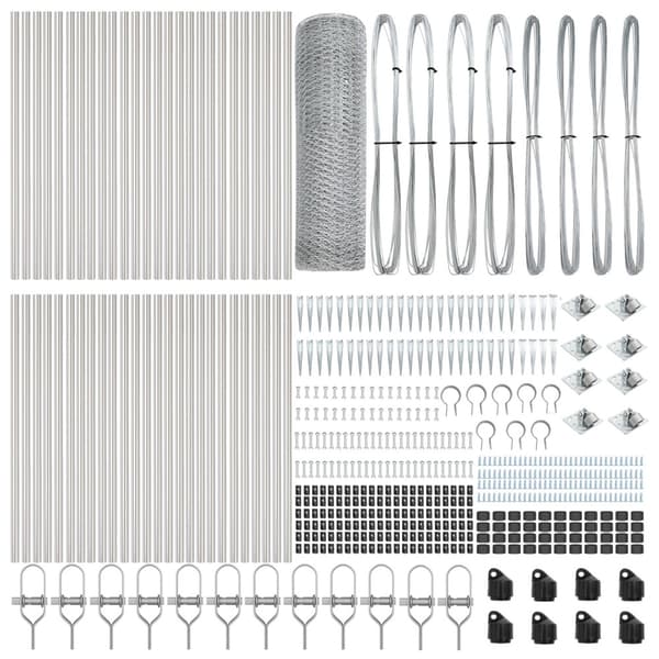 Stängselstolpe Silver