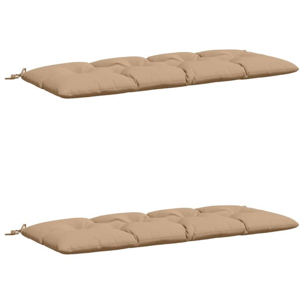 2-delade Bänk Kuddar VIANEN 100% Polyester Sand