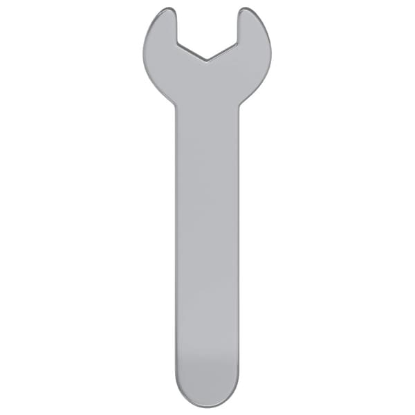 Blocknyckel 12 pcs Silver 10 mm Järn
