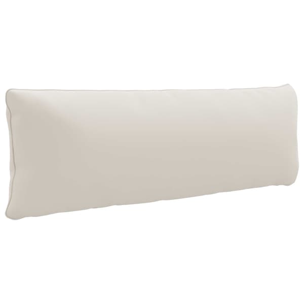 1-delad ryggkudde PUTTEN 100% Polyester Vit 120 x 40 x 15 cm