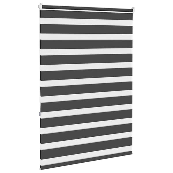Rullgardin zebra svart 65x200 cm tyg bredd 60,9 cm polyester