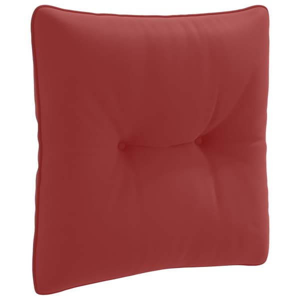 Ryggkudde PUTTEN 100% Polyester Vinröd 40 x 40 x 10 cm