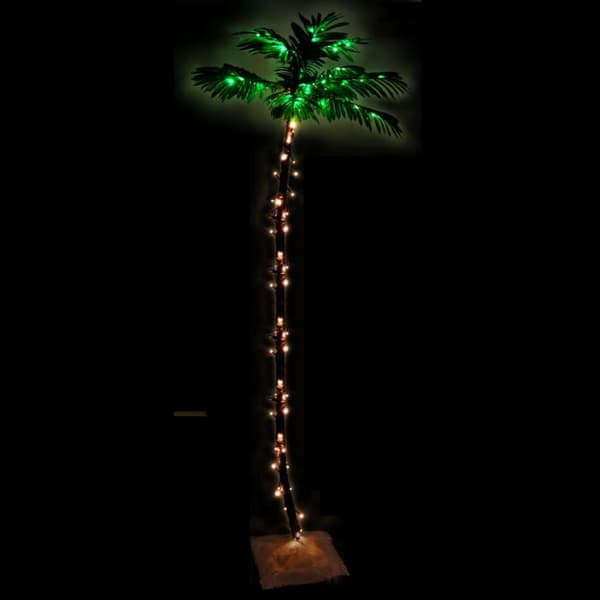 Palmträd med LED varmvit 192 LEDs 300 cm