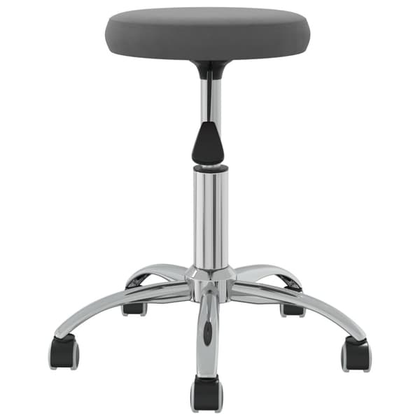 Massagepall mörkgrå sammet