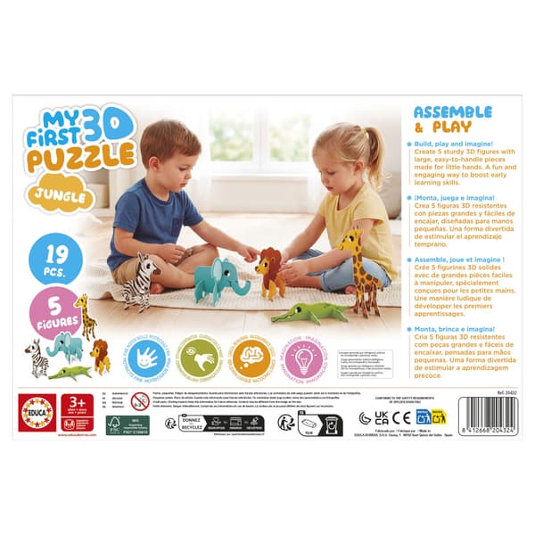 Educa 3D Puzzle Kids Baby Jungle