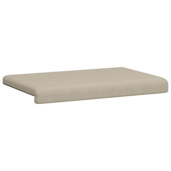 Bänk kudde Texturerad Sammet Sand Djup 35 cm