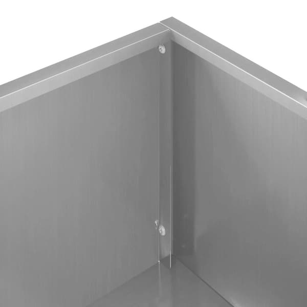 Trädgårdsplanterare 2 st Silver 100 x 30 x 49 cm