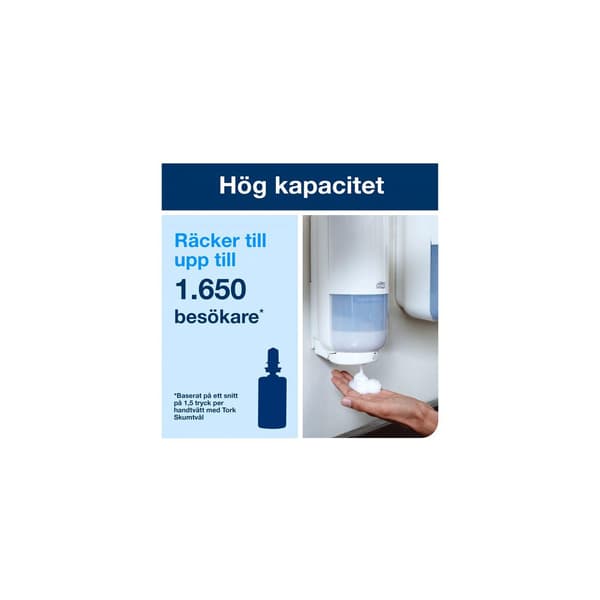 Dispenser TORK S4 Tvål INT Sens. vit