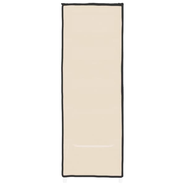 Skoskåp Grädde 60x28x90 cm tyg
