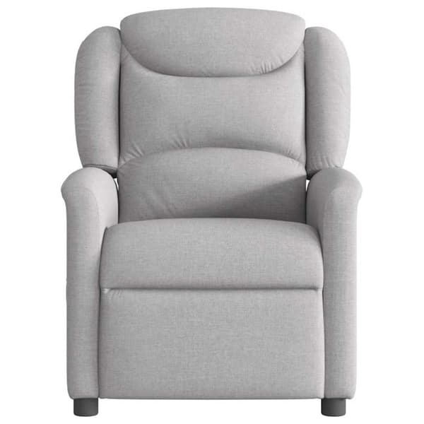 Massagefåtölj molngrå tyg