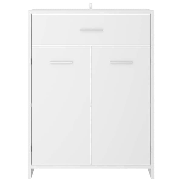 Badrumsskåp vit 60x33x80 cm konstruerat trä