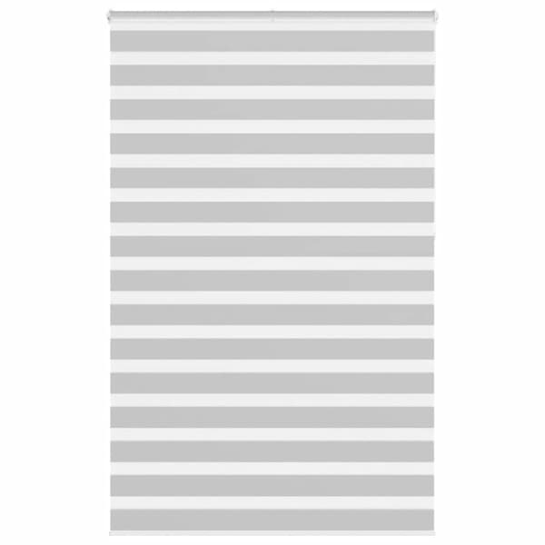 Rullgardin zebra ljusgrå 145x230 cm tyg bredd 140,9cm polyester