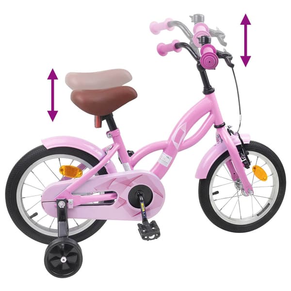 Barncykel 12 Tum för 2-4 åringar Ljusrosa