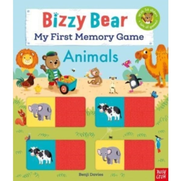 Bizzy Bear: My First Memory Game Book: Animals (bok, board book, eng)