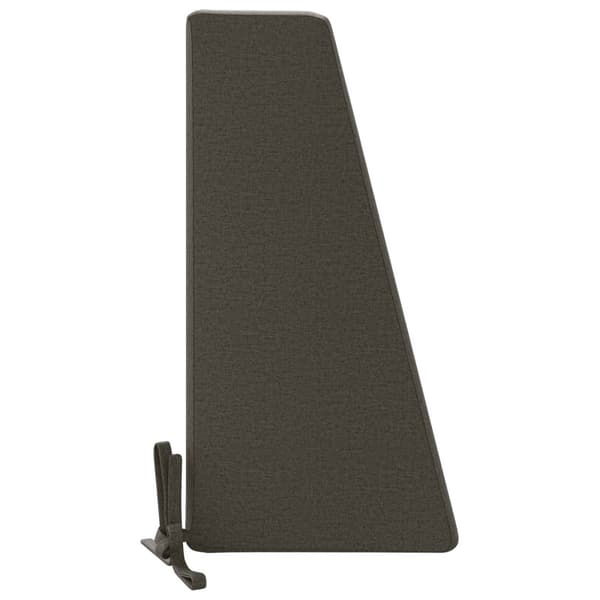 Ryggkudde SOEST 100% Polyester Antracit 120 x 20 x 40 cm