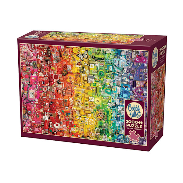 Rainbow, Pussel, 2000 bitar, Cobble Hill