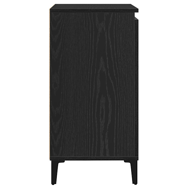 Sideboard Svart Ek 60 x 35 x 70 cm Konstruerat trä