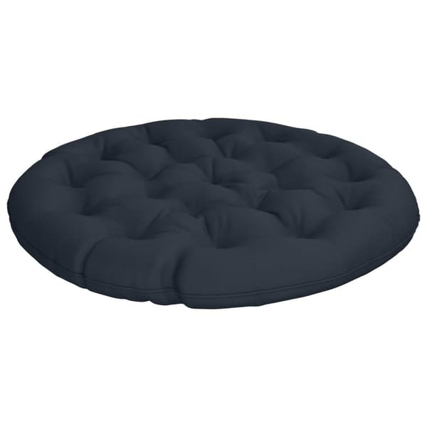 Papasan-kudde VIANEN 100% Polyester Mörkblå Ø 100 x 12 cm