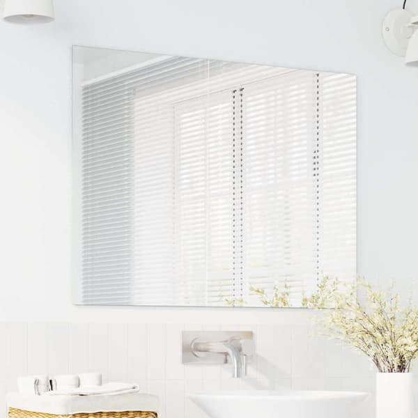 Väggspegel Rektangulär 80 x 60 cm härdat glas