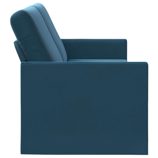 3-sitssoffa Blå 190 x 81 x 82 cm Sammet (V)