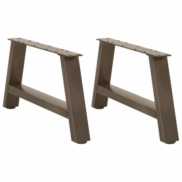 Soffbordsben A-formade 2 st 60x(30-31) cm stål