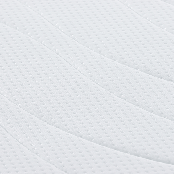 Madrass Vit 80 x 160 cm Jacquardtyg