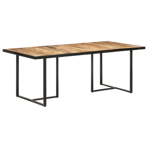Matbord 200 cm grovt mangoträ