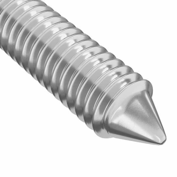 Möbelskruvar 2 pcs Silver M6 x 60 mm Stål