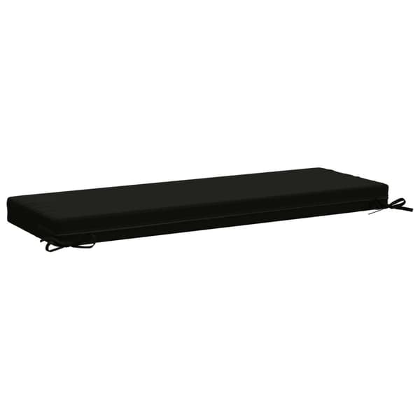 Bänk kudde SOEST 100% Polyester Svart 100 x 40 x 8 cm