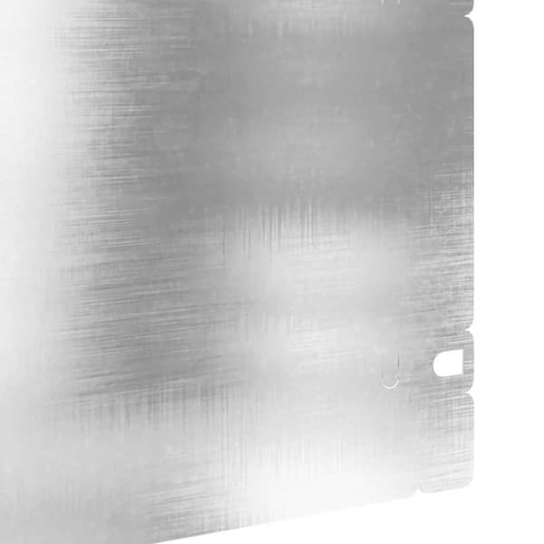 Gräskanter 30 pcs Silver 103 x 0,05 x 22 cm Rostfritt stål