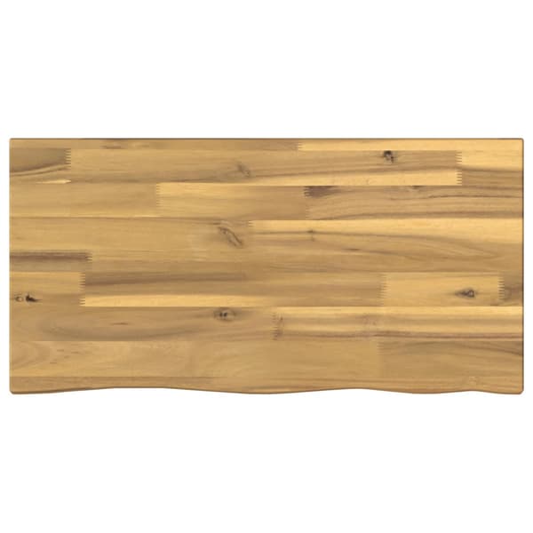 Rektangulärt Bordsskiva 90 x 50 x 3,5 cm Rektangulär Vit