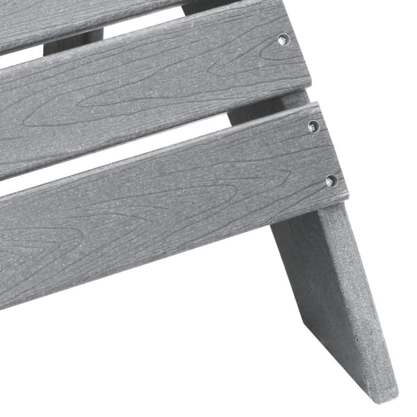 Trädgård Stol 3 pcs Ljusgrå polyeten