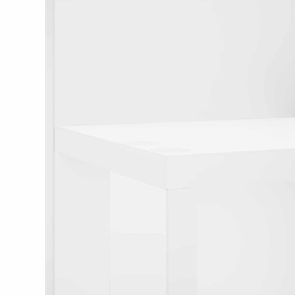 Vägg hylla Vit 59 x 17 x 63 cm Konstruerat trä