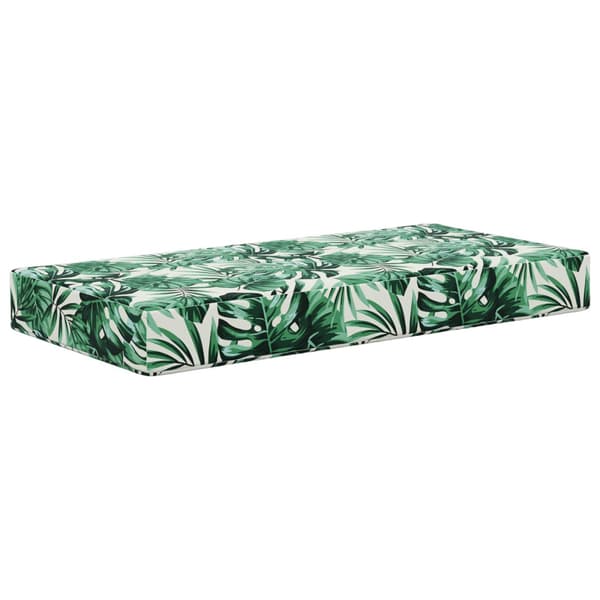 Utomhus sitskudde Tropiska Blatt 80 x 40 x 8 cm 100% Polyester