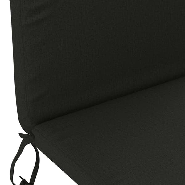 Solsängkudde GEMERT 100% Polyester Svart 47 x 131 x 5 cm