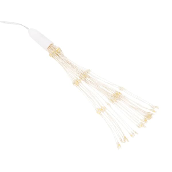 Julbelysning 2 st 140 LED kallvit 17 cm
