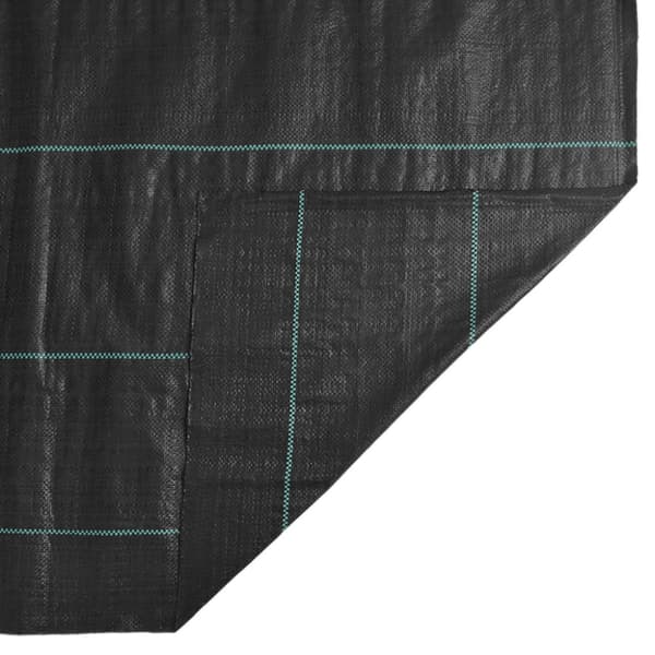 Ogräsmatta svart 2x25 m PP