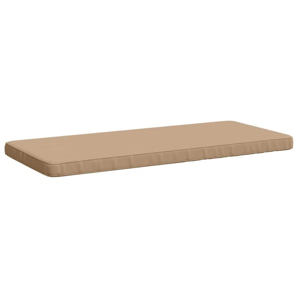 1-delad Bänk Kudde VUGHT 100% Polyester Sand 120 x 50 x 5 cm
