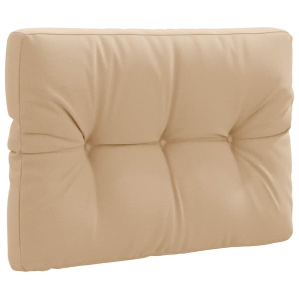 Pallryggkudde VIANEN 100% Polyester Sand 70 x 40 x 12 cm