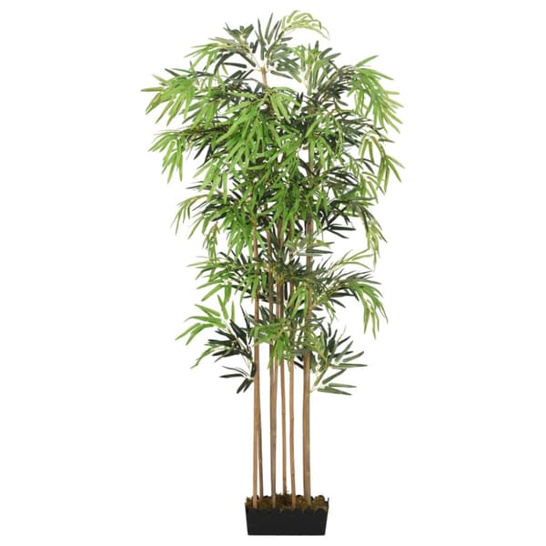 Konstväxt bambu 730 blad 120 cm grön