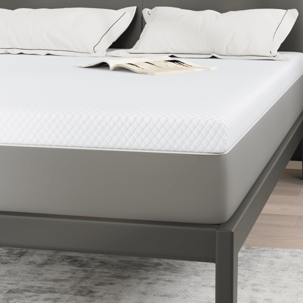 Memory foam madrass toppers 140 x 190 cm Thick Mjuk Vit