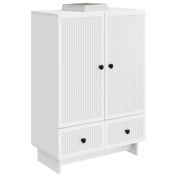 Sideboard Vit 66 x 34,5 x 95 cm Konstruerat trä
