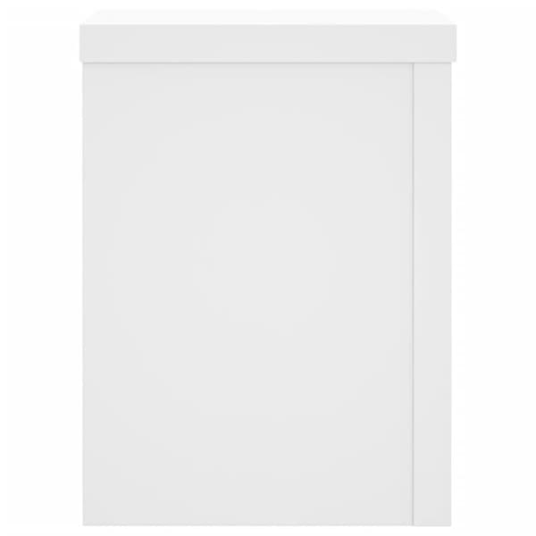 Växtställ 2 st vit 15x15x20 cm konstruerat trä