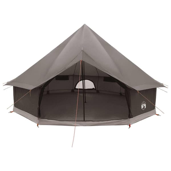Tipi Tält Brun Grå 500 x 500 x 300 cm Polyester och Stål