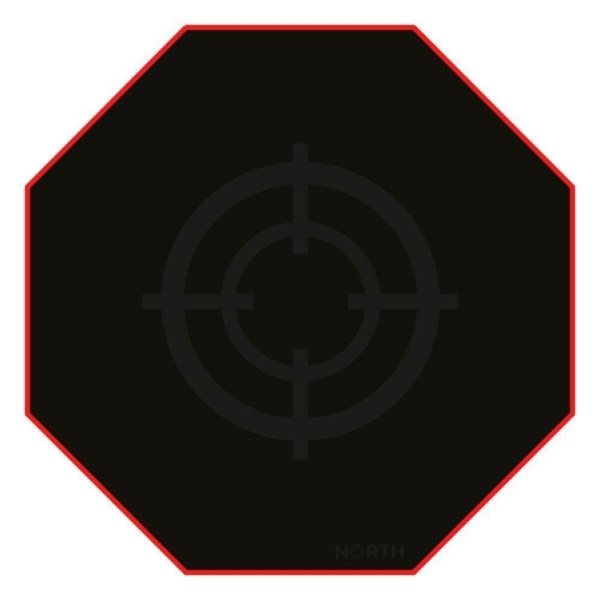 Floor Pad Pro Gaming 100x100 Red/Black