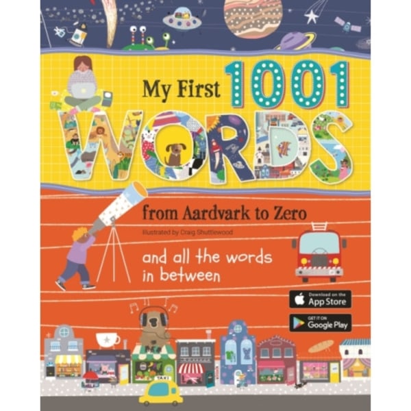 MY FIRST 1001 WORDS (inbunden, eng)