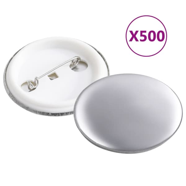 Knappdelar 500 uppsättningar 37 mm